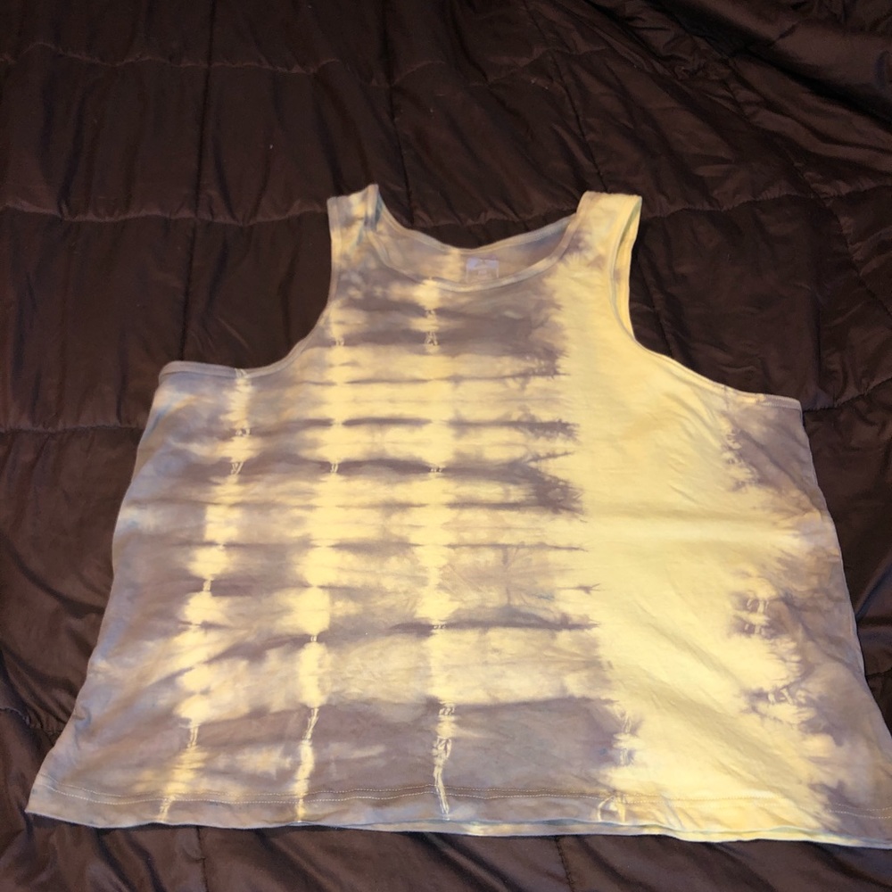 Men’s xl athletech choco brown/yellow tye dye, New